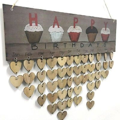 Fashion Stylish Wood Reminder Board Ply Plaque Sign Family