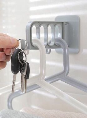 Seamless plastic hanger hook wall hanging clothes receiving