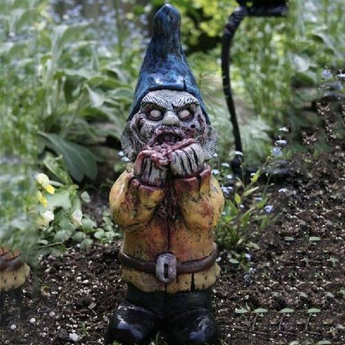 Horror Gnome Resin Ornaments Garden Gnome Statue Tricky