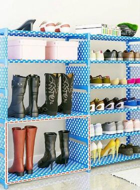 1 Set Storage Rack 6 Layer  Shoe Rack Compact Large