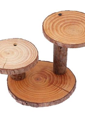 Stand Display Holder Wood Cupcake Plate Shelf Cake Party