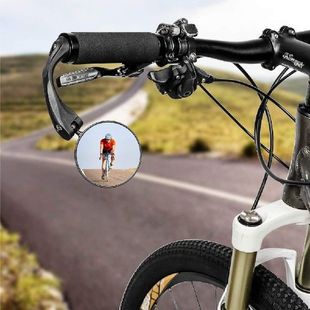 Bike Rear View Mirrors Handlebar Adjustable Reflector