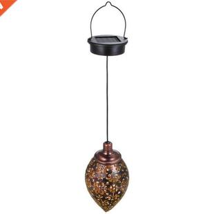 Garden Lantern LED Metal Solar Hanging Lights
