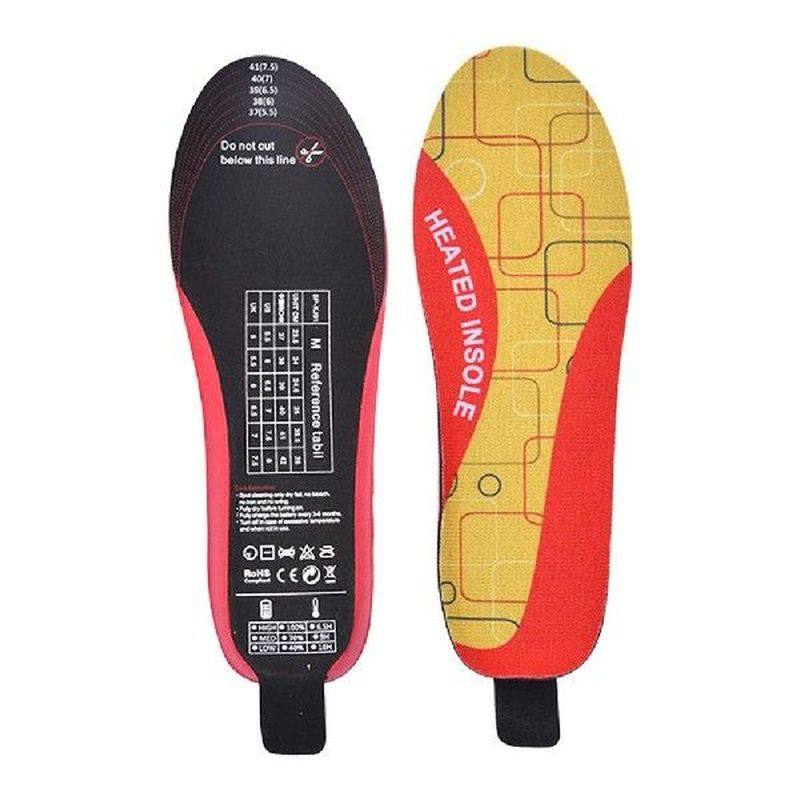 rechargeable heated insole wireless adjustable temperature