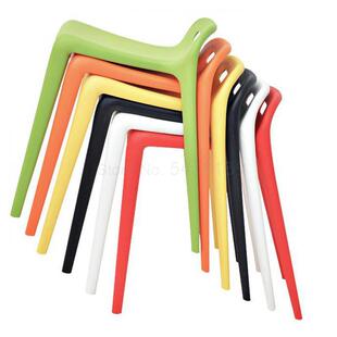 Nordic plastic stool summer bench simple dining stool adult