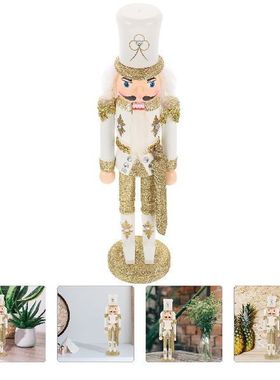 Nutcracker Soldier Festive Glitter Nutcracker Figure