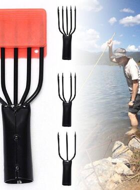 Barbed Stainless Steel Spring Harpoon 3/4/5 Prong Fishing