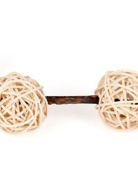 Rattan Ball Cat Toy Teeth Cleaning Silvervine Stick Cat