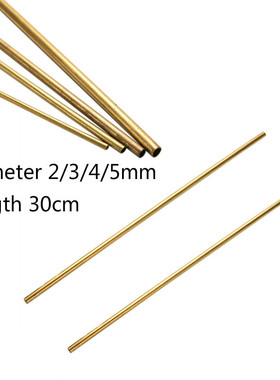 Diameter 2/3/4/5mm Fine Brass Tubes Brass Pipe Brass Tube