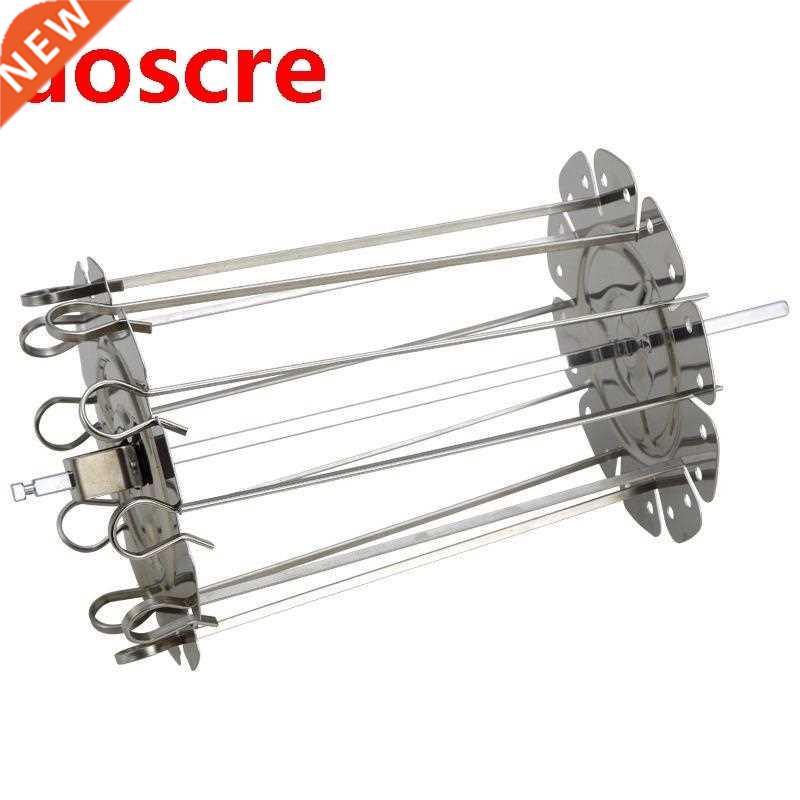 HOT-Stainless Steel Grilled Cage BBQ Roaster Barbecue Kebab