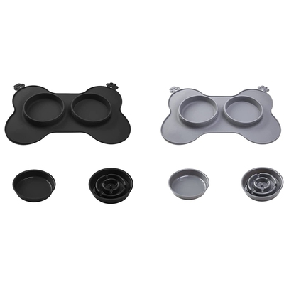 Slow Feeder Dog Bowls Cat Slow Feeder 21 X 15 X 2 Inch 3-In-