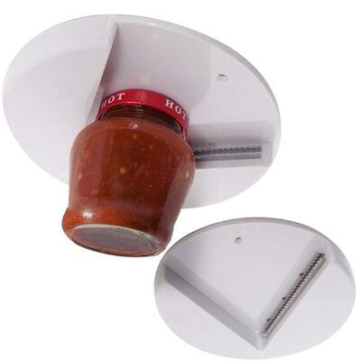 The Grip Jar Opener Under Cabinet Lid Opener Opens Any Size