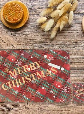 Christmas Placemats Non Slip Heat-Resistant Holiday Table