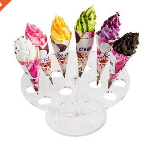 2 Size Ice Cream Holder Acrylic Cupcake Holder Stand For Wed