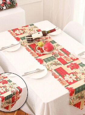 Christmas Table Runner Modern Table Runners Flower