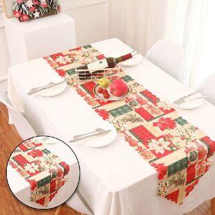 Christmas Table Runner Modern Table Runners Flower