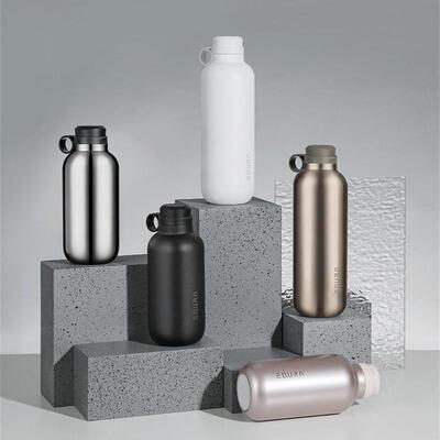 Stainless Steel Thermo Bottle Cup Potable Heat Hold Vacuum