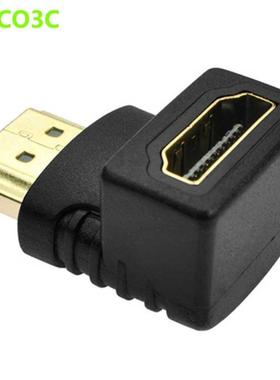 Rig Angle Glod Plated HDMI Male connector to Female port A