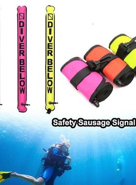 Finger Spool Dive Reel Scuba Diving Blowing Buoy Safety