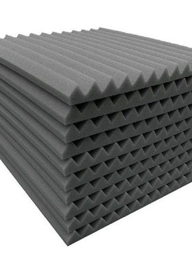 10Pack Acoustic Foam Sound Insulation Panels For KTV Bar
