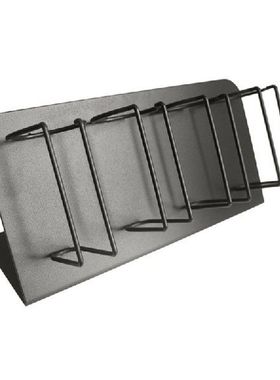 896A Clipper Rack for Barbers 4 Slots Stainless Steel