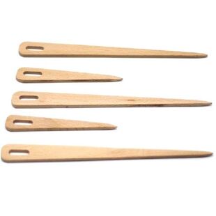 5pcs/set Wood Weaving Shuttle Crochet Needle Hand Loom