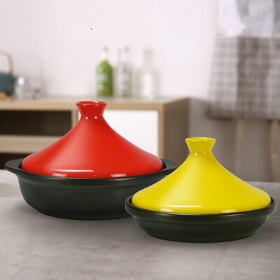Moroccan Tajine Tagine  Double Ear Casserole Ceramic Saucepa