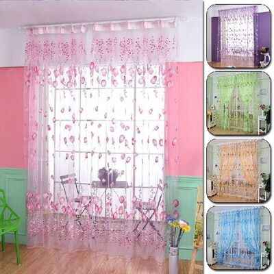 1Pc Modern Tulip Window Screen Living Room Bedroom Door