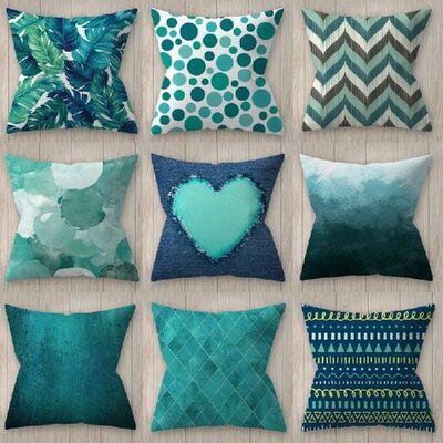 45x45cm Square Decorative Throw Pillow Case Geometric