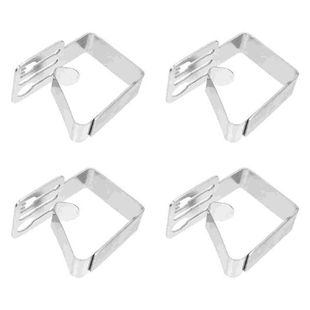 6 Pcs Stainless Steel Table Cover Clamps Table Cloth