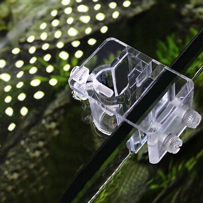Aquarium Water Pipe Hose Fixing Clip Acrylic Transparent