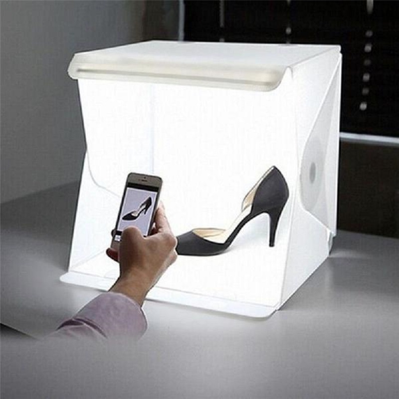 Portable Folding Lightbox Photography LED Light Room Photo S