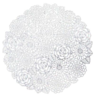Placemats Set Of 6 For Dining Table Metallic Mats Hollow