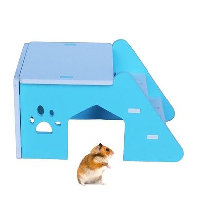 Wood Hamster Hideout Cage for Hamster Paw Design Small Pet