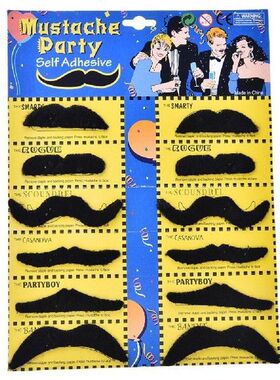 Costume Party Halloween Fake Mustache Moustache Funny Fake