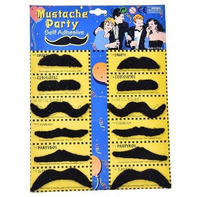 Costume Party Halloween Fake Mustache Moustache Funny Fake