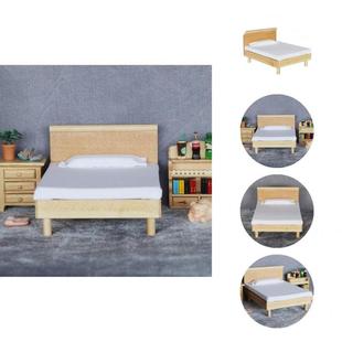 Double Bed Furniture Delicate Doll House Bed Furniture Fine