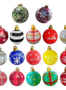 Christmas Inflatable Ball 60cm Decorated Balls Inflatable