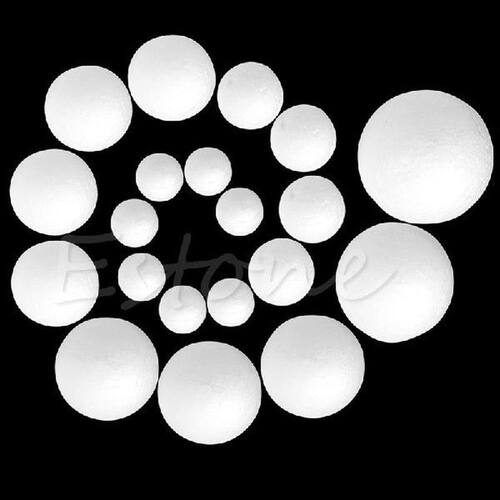 50Pcs Modelling Polystyrene Styrofoam Foam Ball Creative