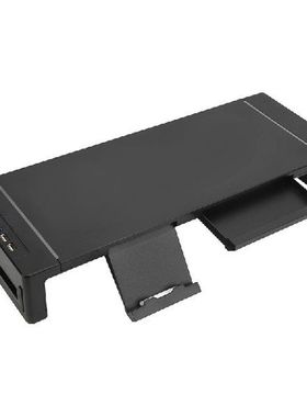 Computer Monitor Riser Black Desktop Printer Stand Table