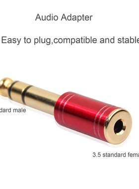 6.5mm 6.35mm 1/4inch Male to 3.5mm 1/8inch Female Jack Ster