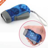 Hand Pressing Crank New Dynamo LED Wind Power Flashligh