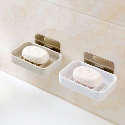 Home Bathroom Shower Soap Box Storage Plate Tray Holder