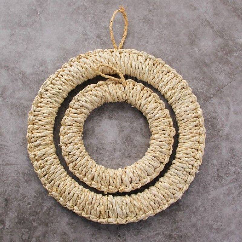 japanese style handmade straw placemat corn husk set