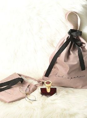 Velvet Drawstring Pouch Storage Bags Pockets Hair Dryer Bag