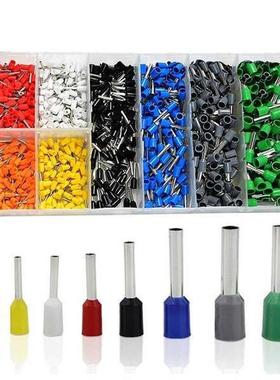 800PCS Cable Wire Connector Electrical Tube Terminals Multip