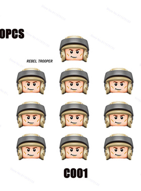 10pcs 501st Legion Clone Snowtroopers Troopers Building Bloc