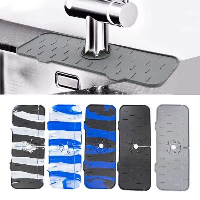 Silicone Sink Faucet Mat Kitchen Faucet Absorbent Mat