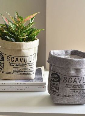 Succulents Planter Pot Washable Non-Woven Flowerpot