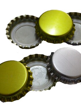100pcs! New Beer Bottle Caps metal Iron Capping lid caps wit